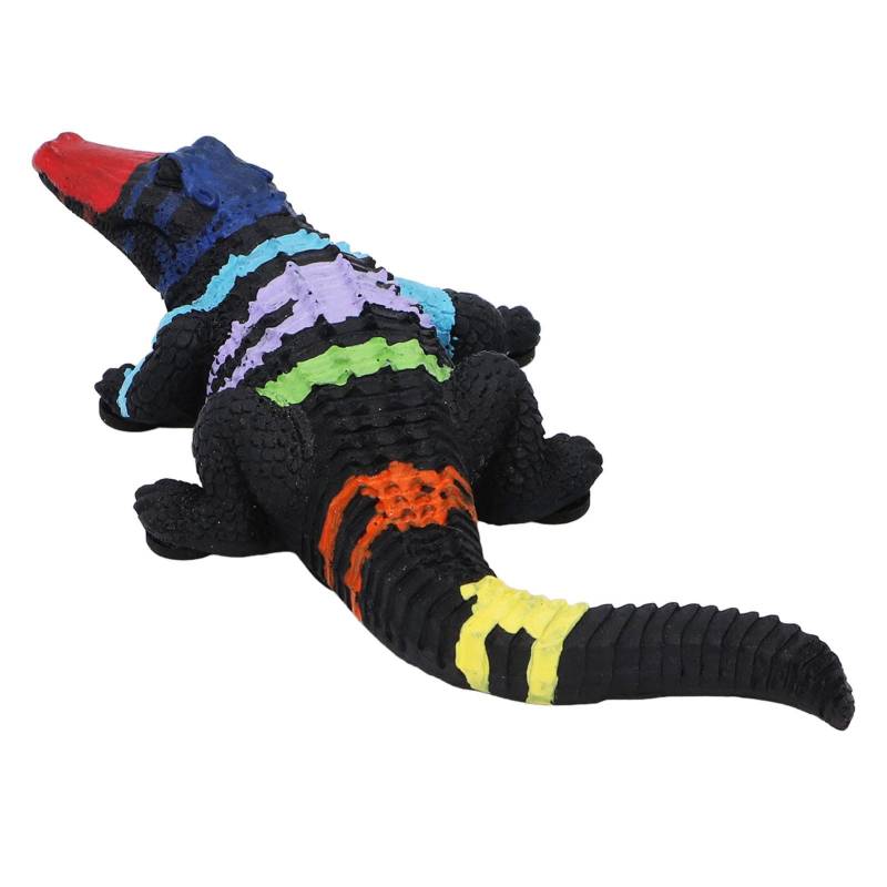 Harz Krokodil Statue Mini Bunte Krokodil Skulptur Niedliche Innen- und Außengartendekoration KY0110 von Joom DACH
