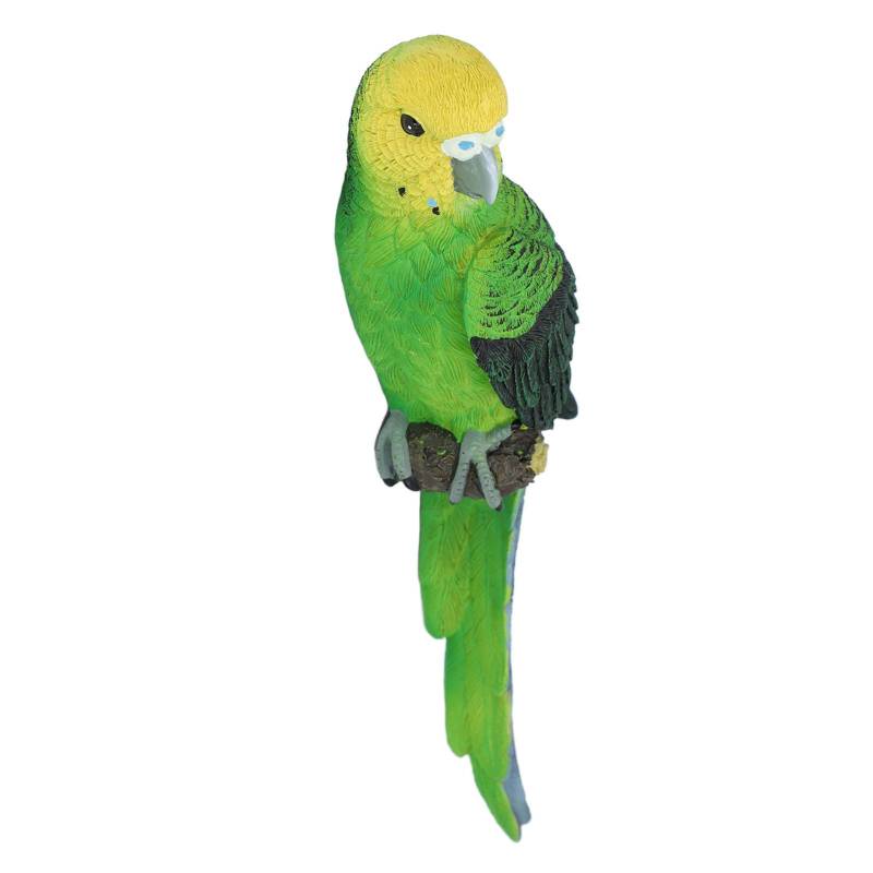 Harz Papagei Figur Dekorative Gartenvögel Statuen Rasen Dekoriert Miniatur Vogel Tier Dekor von Joom DACH