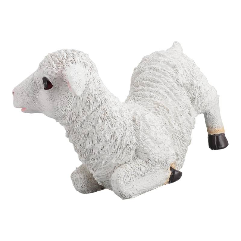 Harz Schaf Ornament Mehrzweck Niedlich Lebendig Fein Gefertigt Wasserdicht Garten Schaf Statue für 35x14x20.5cm von Joom DACH