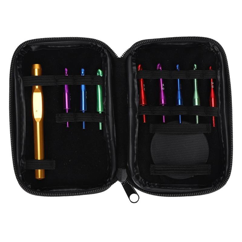 Haushalt Aluminium Häkelnadel Tragbare Strick Häkelnadel mit Auswechselbarem Kopf Haushalt Aluminium Häkelnadel Tragbare Strick Häkelnadel mit Auswechselbarem Kopf von Joom DACH