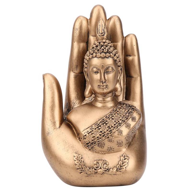 Haushalt Antik Harz Buddha Statue Ornament Kunsthandwerk Büro Schreibtisch Dekoration Zubehör von Joom DACH