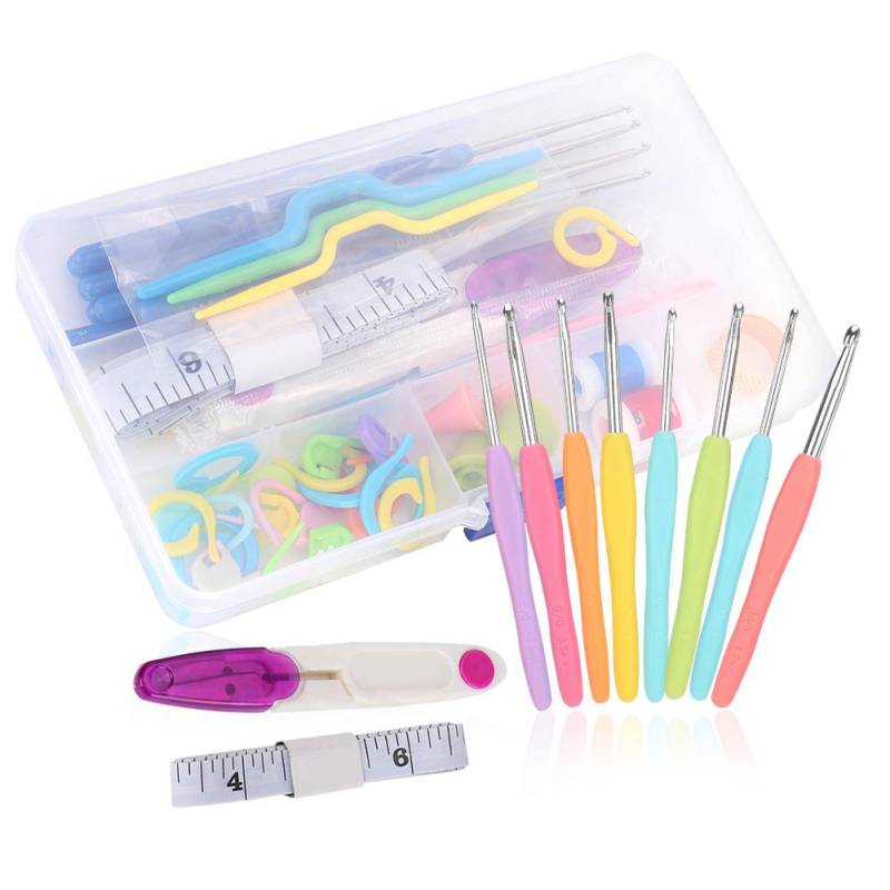 Haushalt Häkelnadel Set Nähnadel Maßband Schere Fingerhut DIY Nähwerkzeug Zubehör von Joom DACH