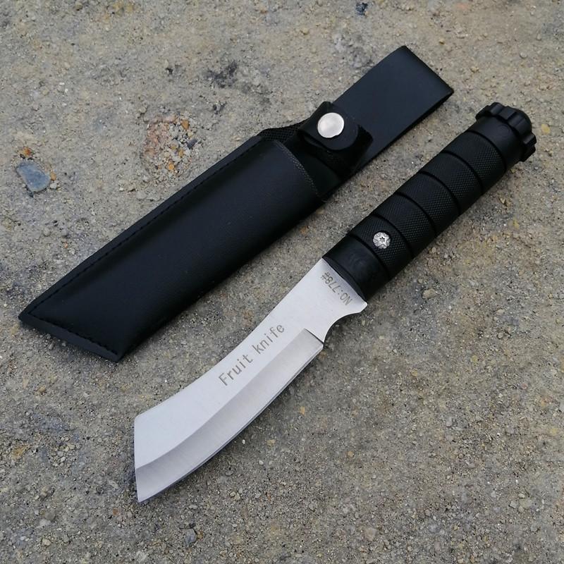 Haushalt Küche Messer Kleine Essen Hammel Schneiden Hammelfleisch Rindfleisch Messer Gerade Messer Mehrzweck Obst Messer Schälmesser 5CR13mov Stahl With Cover weiß von Joom DACH