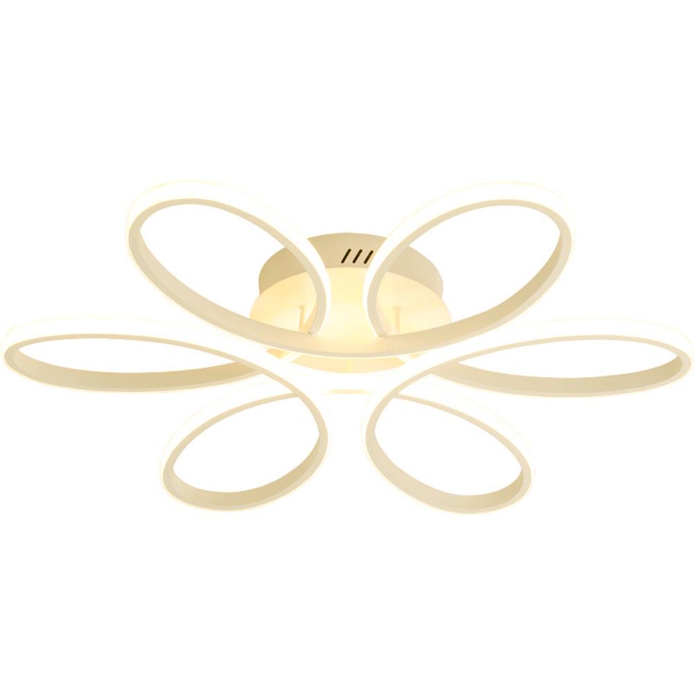 Haushalts-LED-Kronleuchter 12W Moderne Deckenleuchte Drei Farben Blumendesign Deckenleuchten Superhell für Flurtreppe Warm Light von Joom DACH