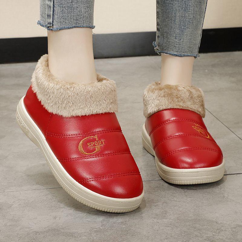 Hausschuhe Frauen Schlafzimmer Liebhaber Winter Hausschuhe Warmes Zuhause Hausschuhe Frauen Schuhe Indoor Gemütliche Turnschuhe Haus Frauen Hausschuhe 38 rot von Joom DACH