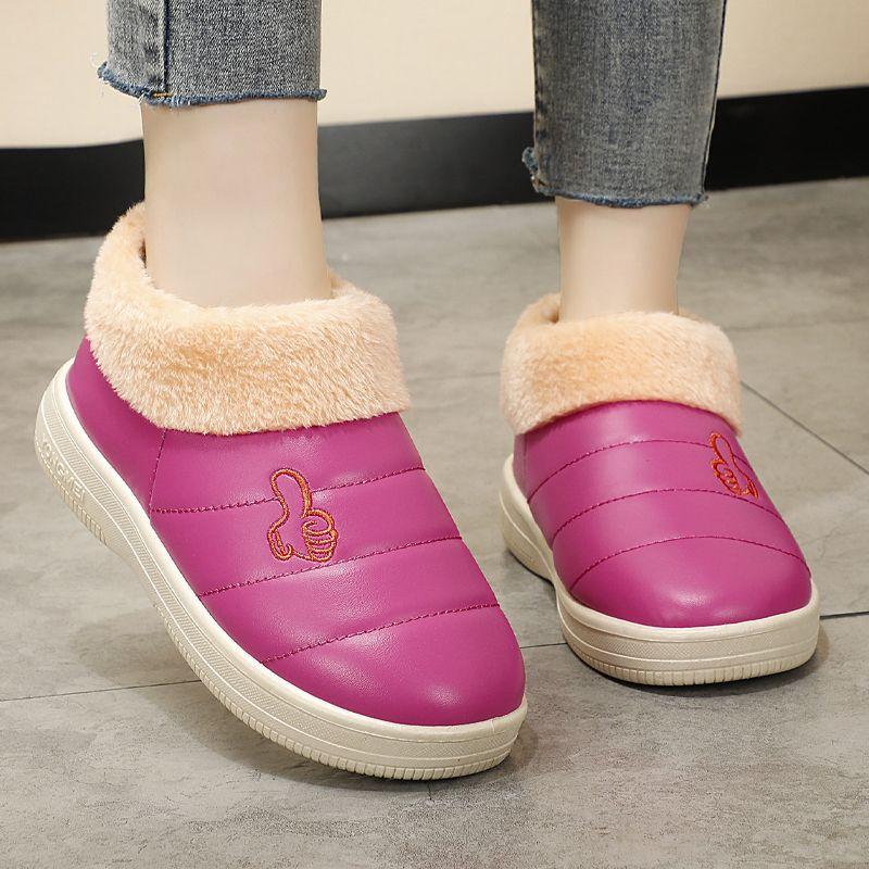 Hausschuhe Frauen Schlafzimmer Liebhaber Winter Hausschuhe Warmes Zuhause Hausschuhe Frauen Schuhe Indoor Gemütliche Turnschuhe Haus Frauen Hausschuhe 39 rose rot von Joom DACH