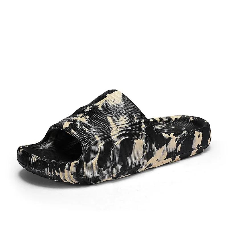 Hausschuhe Herren Zuhause Bequem Herren Sandale Wohnzimmer Hausschuhe für Mann Pantoletten Schuhe Echt Herren Hausschuh Mann Luxus 2024 Weich 40-41 von Joom DACH