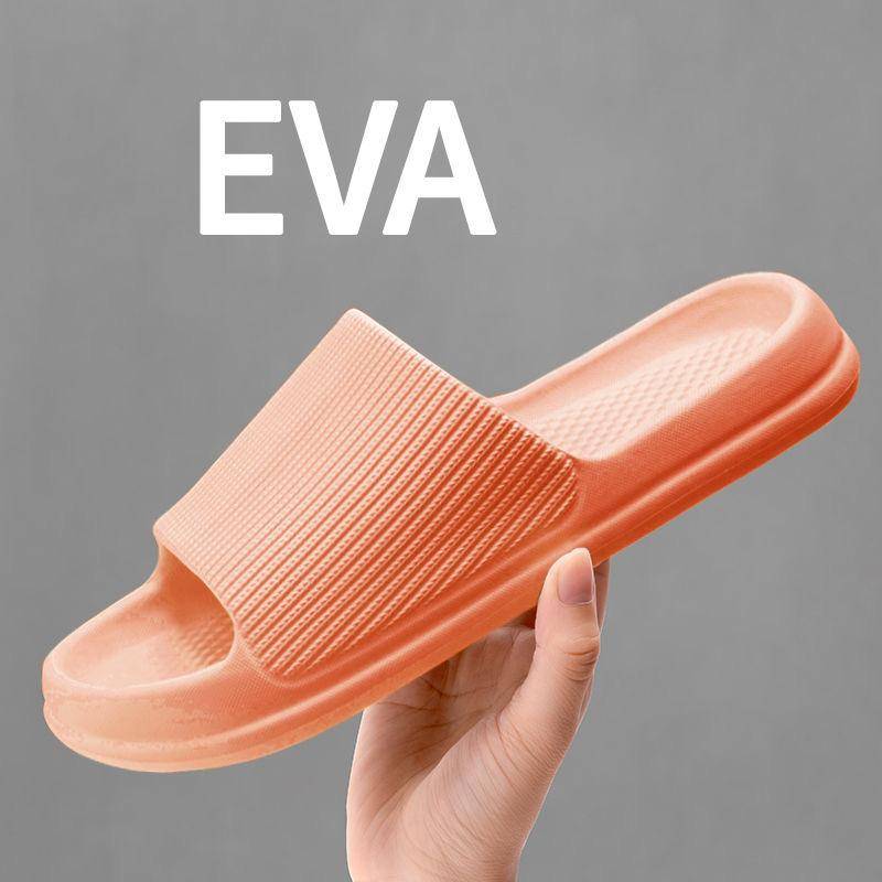 Hausschuhe Paar Hausschuhe Männer und Frauen Hausschuhe Sommer Sandalen und Hausschuhe Mode lässig dicke Unterseite Strand Badezimmer Hausschuhe 40-41 orange von Joom DACH