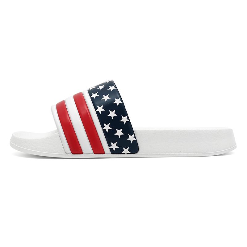 Hausschuhe mit amerikanischer Flagge Hausschuhe für Männer Hausschuh Mann Luxus 2024 Sommerschuhe Männer Original Herren Cloud Slipper Flip Flop 42 von Joom DACH