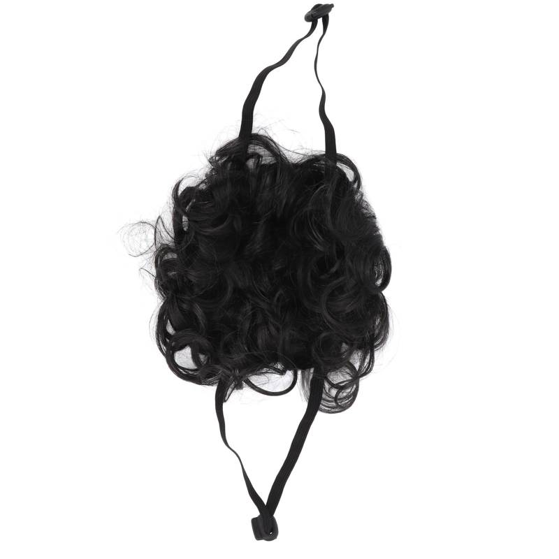 Haustier Perücke Verstellbares Gummiband Waschbare Hunde Cosplay Perücke für Kleine Mittlere Große Hunde KatzenSchwarz von Joom DACH