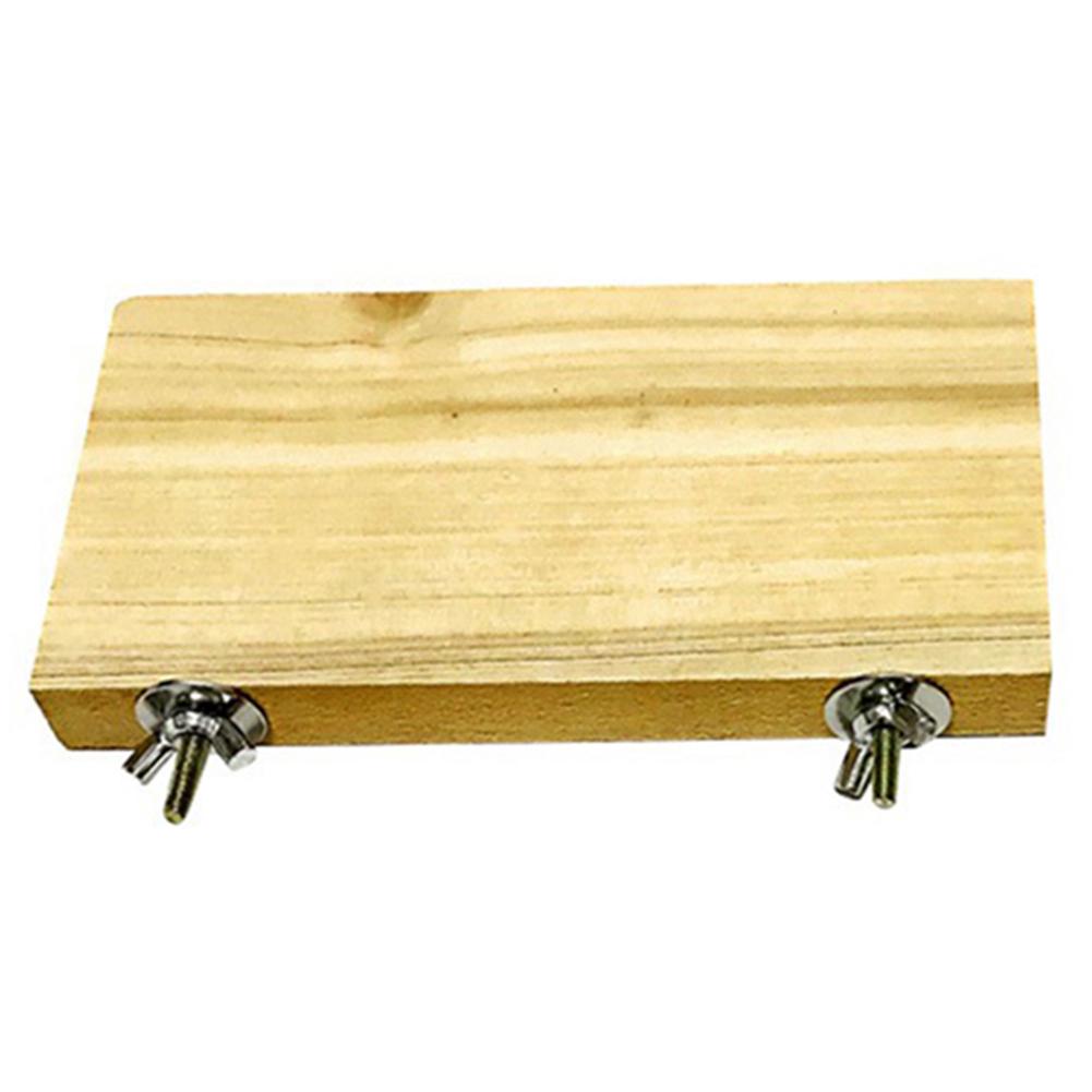 Haustier Vogel Papagei Holz Ständer Barsch Plattform hängen Käfig Dekor Pfote Schleifen Spielzeug M von Joom DACH