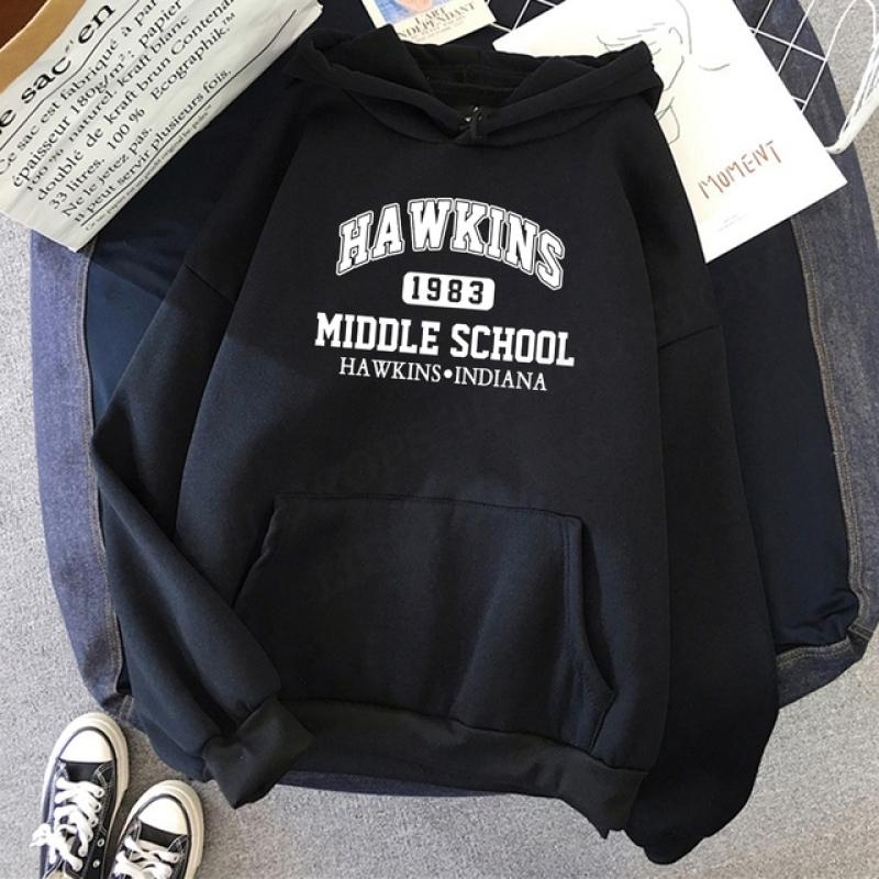 Hawkins Hoodie Männer Frauen Mode Mantel Jungen Hoodies Kinder Hip Hop Hoodie Männer Frauen Sweats Student Trainingsanzug Herren Kleidung Herbst S von Joom DACH