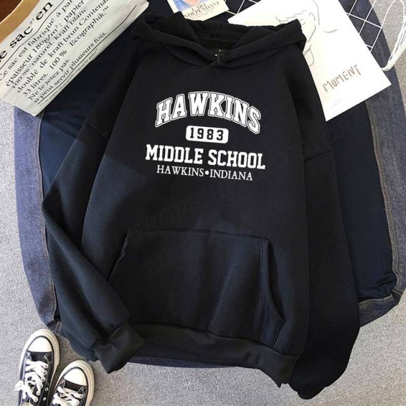 Hawkins Hoodie Männer Frauen Mode Mantel Jungen Hoodies Kinder Hip Hop Hoodie Männer Frauen Sweats Student Trainingsanzug Herren Kleidung Herbst S von Joom DACH