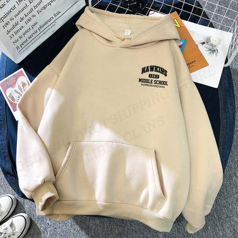Hawkins Hoodie Männer Frauen Mode Mantel Jungen Hoodies Kinder Hip Hop Hoodie Männer Frauen Sweats Student Trainingsanzug Herren Kleidung Herbst XL von Joom DACH