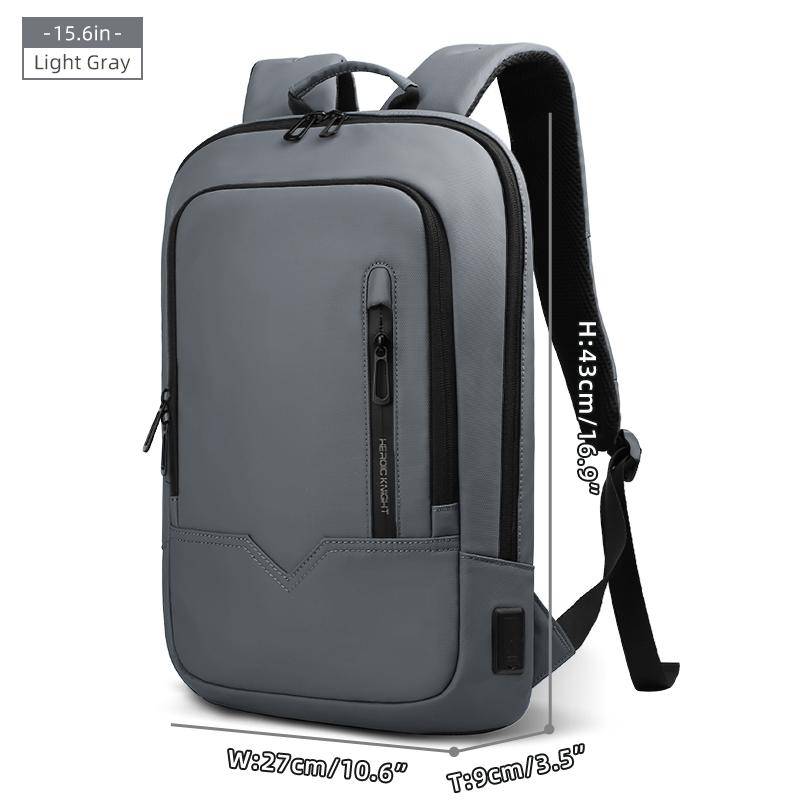HcanKcan 15.6  17  Laptop Rucksack Slim Herren Multifunktional Business Arbeitsrucksack Mode Wasserdicht Outdoor Reise Schulrucksack 15.6 Inch licht grau von Joom DACH