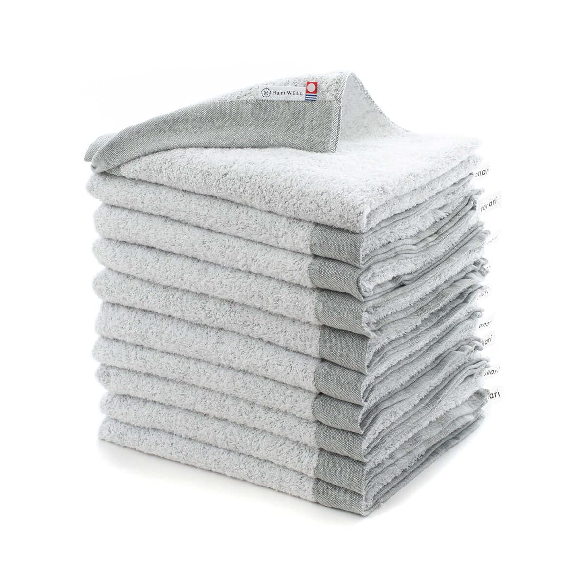 Heartwell Imabari Handtuch Handtücher in praktischer Größe, um Ihr Leben aufzuhellen Mini-Badetuch Badetuch Kleines großes Gesichtshandtuch mit Schlaufe 10er-Set Grün grün von Joom DACH