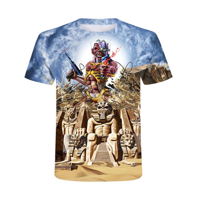 Heavy Metal Skull Man T-Shirt Punk Festival Rock 3D Digitaldruck Freizeithemd Übergroße Hip Hop Kurzarm O-Ausschnitt Top T-Shirts XL Heavy Metal Skull Man T-Shirt Punk Festival Rock 3D Digitaldruck Freizeithemd Übergroße Hip Hop Kurzarm O-Ausschnitt Top T-Shirts XL von Joom DACH