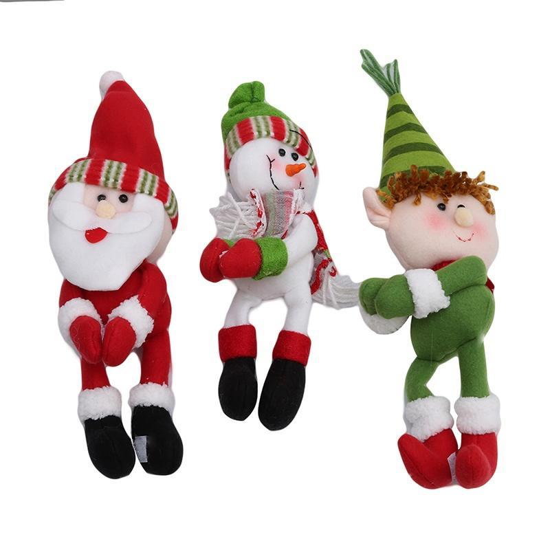 Heimdekoration, Party, Tischdekoration, Weihnachten, Weinflaschen-Abdeckungs-Set, Weihnachtsmann-Flaschen snow man von Joom DACH