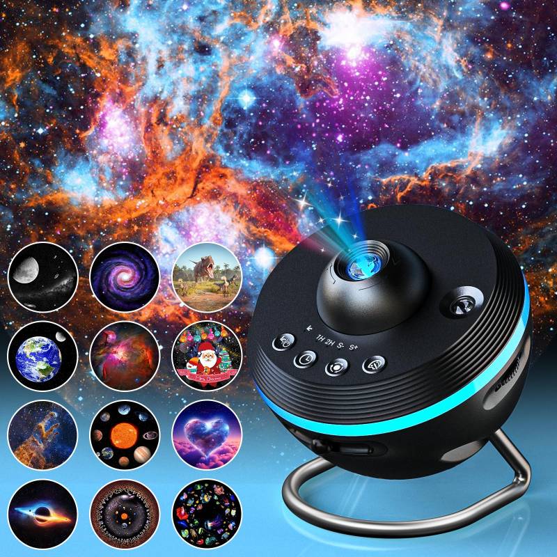 Heimplanetarium Authentisches Heimsternprojektorlicht Stillen Nachttischlampe Sternenhimmel Nachtlicht Rotation Meteor Timer Pin Heilung Guter Schlaf von Joom DACH