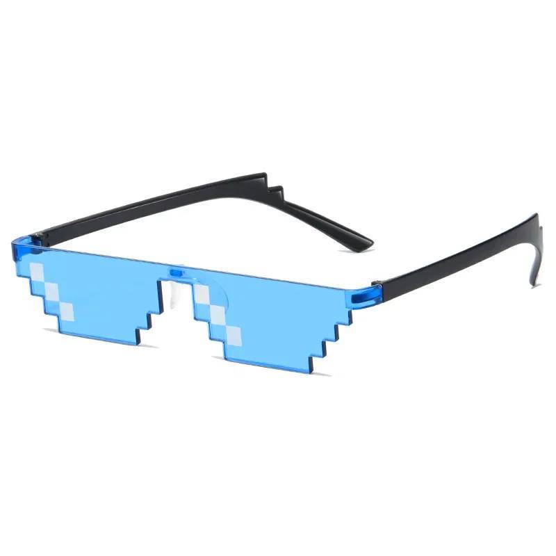 Heiße 20 Styles Fashion Sonnenbrillen Kinder Cos Play Action Game Toy Minecrafter Square Glasses mit EVA-Etui Spielzeug für Kinder Geschenk von Joom DACH