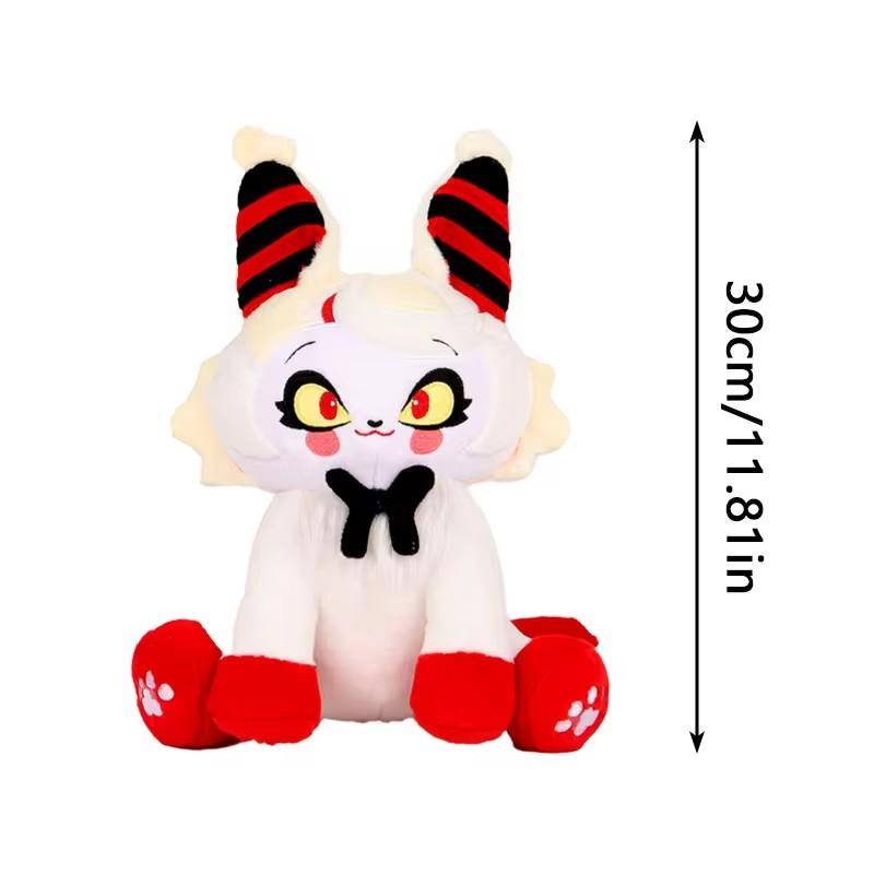 Heiße Katze Plüschtier Lustiger Angel Dust Alastor TV Fans Sammeln Geschenk Niedliche Baumwolle Gefüllte Plüschpuppe Kinder zum Geburtstagsgeschenk von Joom DACH