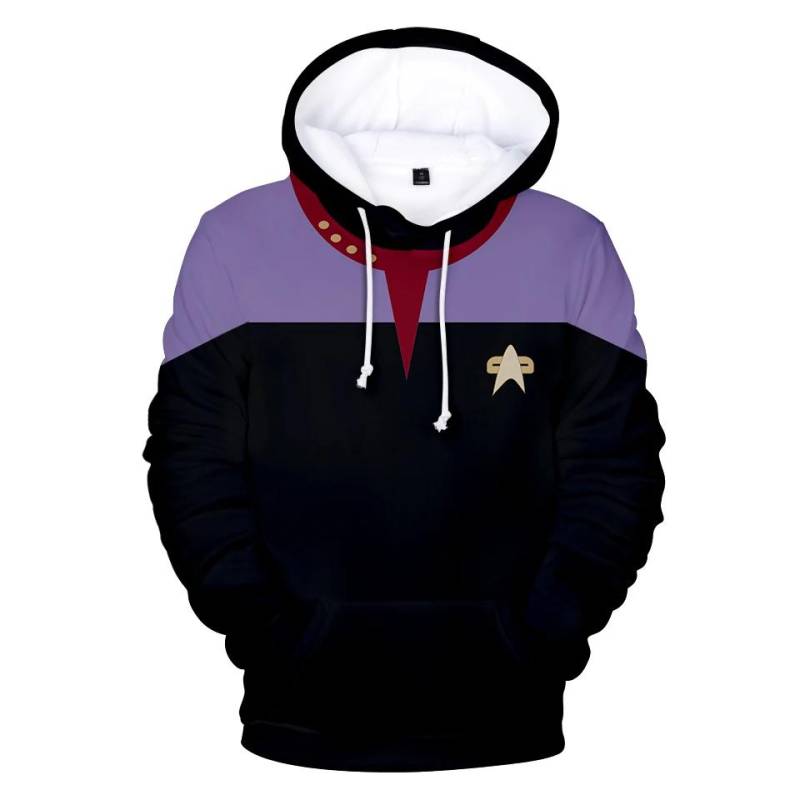 Heißer Film Star Trek 3D Hoodies Sweatshirts Mode Langarm Kleidung Star Trek Cosplay Hoodies Plus Größe Männer/Frauen Streetwear 5XL von Joom DACH