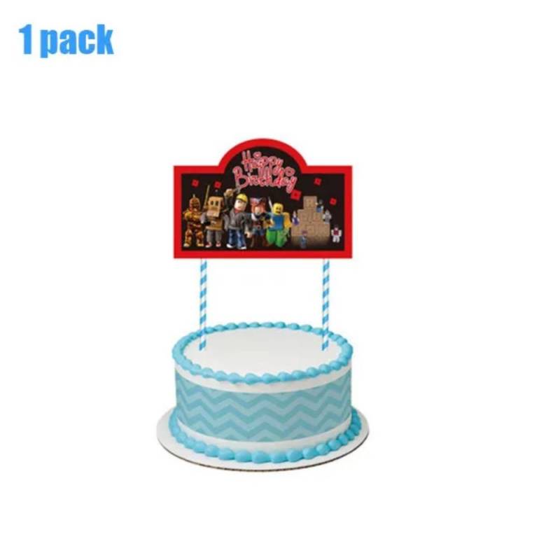 Heißer Roboter Roblox Kindergeburtstag Partyzubehör Set Einweggeschirr Roblox Pappteller Becher Luftballons Babyparty Partydeko von Joom DACH