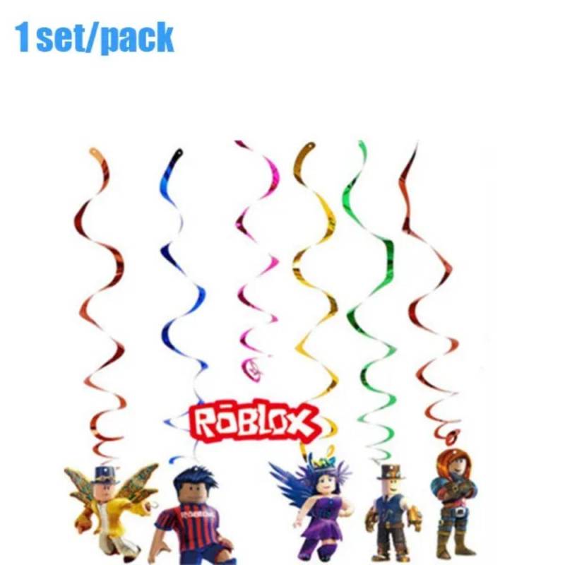 Heißer Roboter Roblox Kindergeburtstag Partyzubehör Set Einweggeschirr Roblox Pappteller Becher Luftballons Babyparty Partydeko von Joom DACH