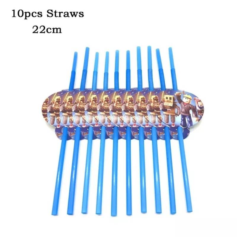 Heißer Roboter Roblox Kindergeburtstag Partyzubehör Set Einweggeschirr Roblox Pappteller Becher Luftballons Babyparty Partydeko von Joom DACH