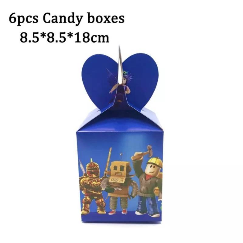 Heißer Roboter Roblox Kindergeburtstag Partyzubehör Set Einweggeschirr Roblox Pappteller Becher Luftballons Babyparty Partydeko von Joom DACH