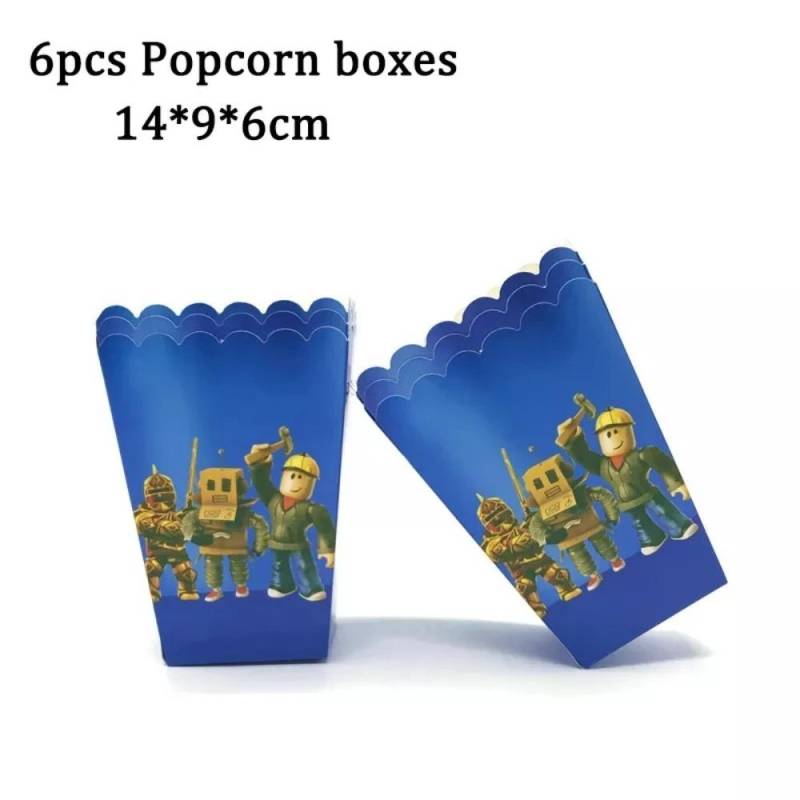 Heißer Roboter Roblox Kindergeburtstag Partyzubehör Set Einweggeschirr Roblox Pappteller Becher Luftballons Babyparty Partydeko von Joom DACH