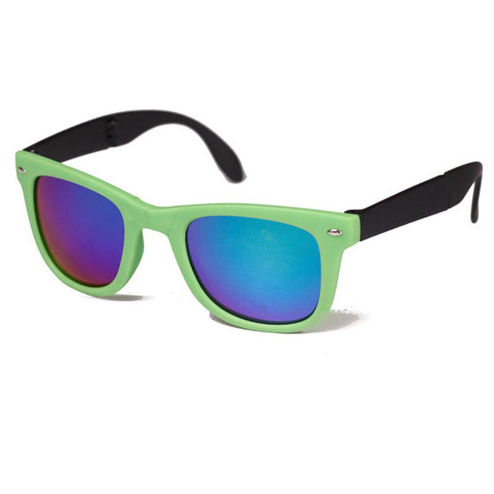 Heißer Verkauf Für Männer Frauen Sport Quadratisch Faltbar Tragbar Geschenk Beschattung Retro Sonnenbrille Schutz grün von Joom DACH