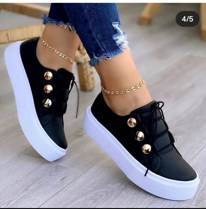 Heißeste Damen Freizeitschuhe Weiße Turnschuhe Damenmode Frühjahr Sommer Canvas Sneakers Damen Plateau Vulkanisierte Schuhe 41 von Joom DACH