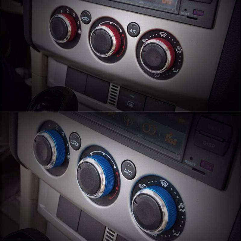 Heizung Air Control Dash Konb Aluminium Knöpfe für Ford Focus 2 MK2 Focus 3MK3 Mondeo schwarz von Joom DACH