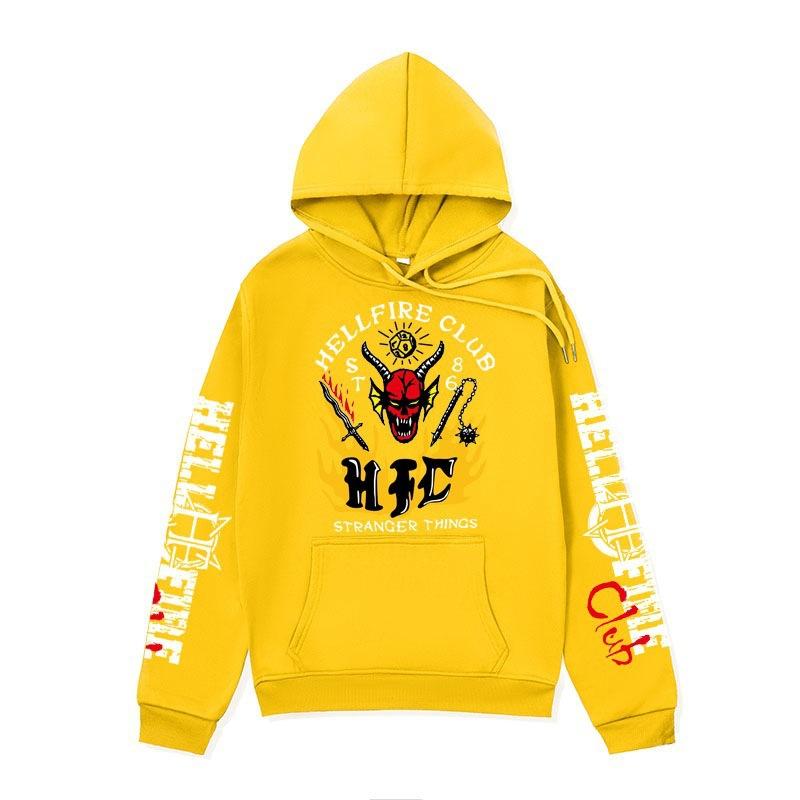 Hellfire Club Hoodies für Männer Frauen Harajuku Casual Sweatshirts Unisex Langarm Pullover Grafik Hoodie Streetwear S von Joom DACH