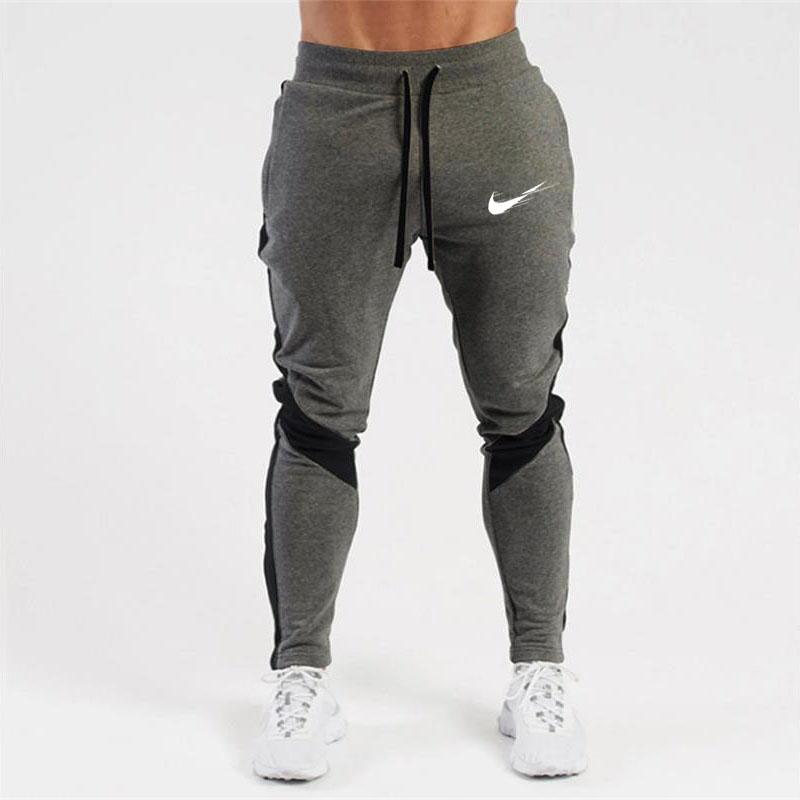 Hellgrau 2025 Neue Herren Herbst und Winter Freizeithosen Sporthosen Herrenhosen Jogginghosen Lange Hosen M grau von Joom DACH