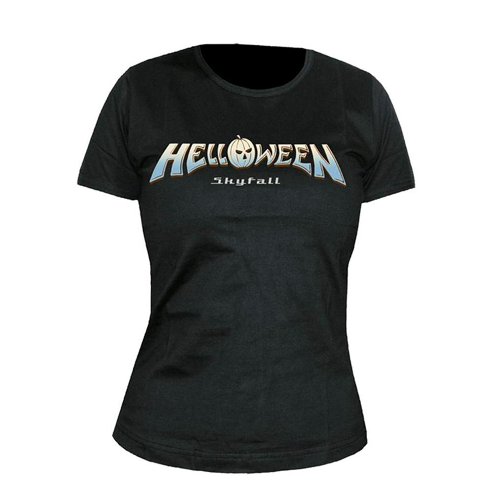 Helloween Damen/Damen Skyfall Logo T-Shirt XXL schwarz von Joom DACH