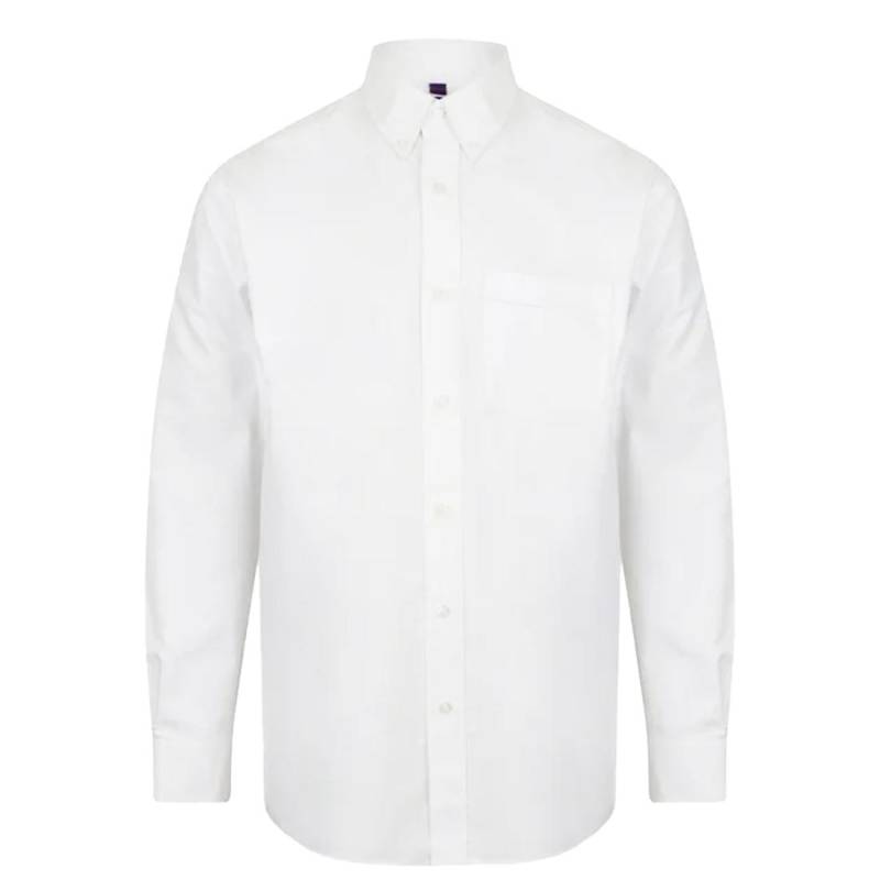 Henbury Herren Baumwollgefühl CoolPlus Kurzarmhemd XL weiß von Joom DACH