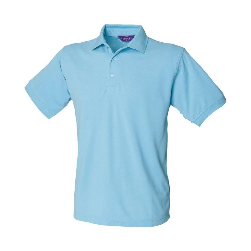 Henbury Herren-Poloshirt aus schwerem Polycotton S himmelblaue Henbury Herren-Poloshirt aus schwerem Polycotton S himmelblaue von Joom DACH