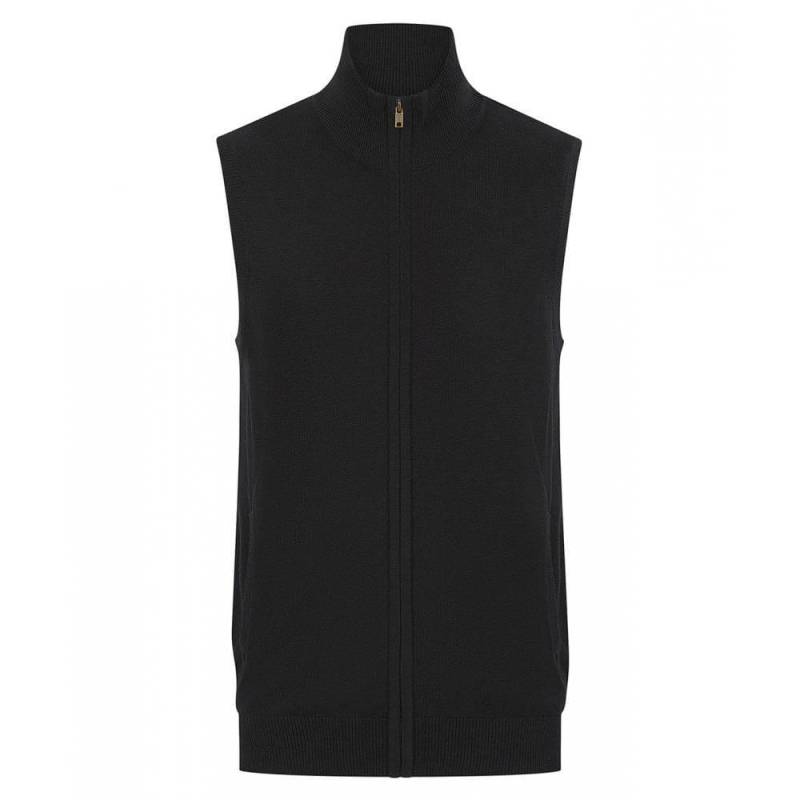 Henbury Herren ärmelloser Pullover mit Reißverschluss XS schwarz Henbury Herren ärmelloser Pullover mit Reißverschluss XS schwarz von Joom DACH