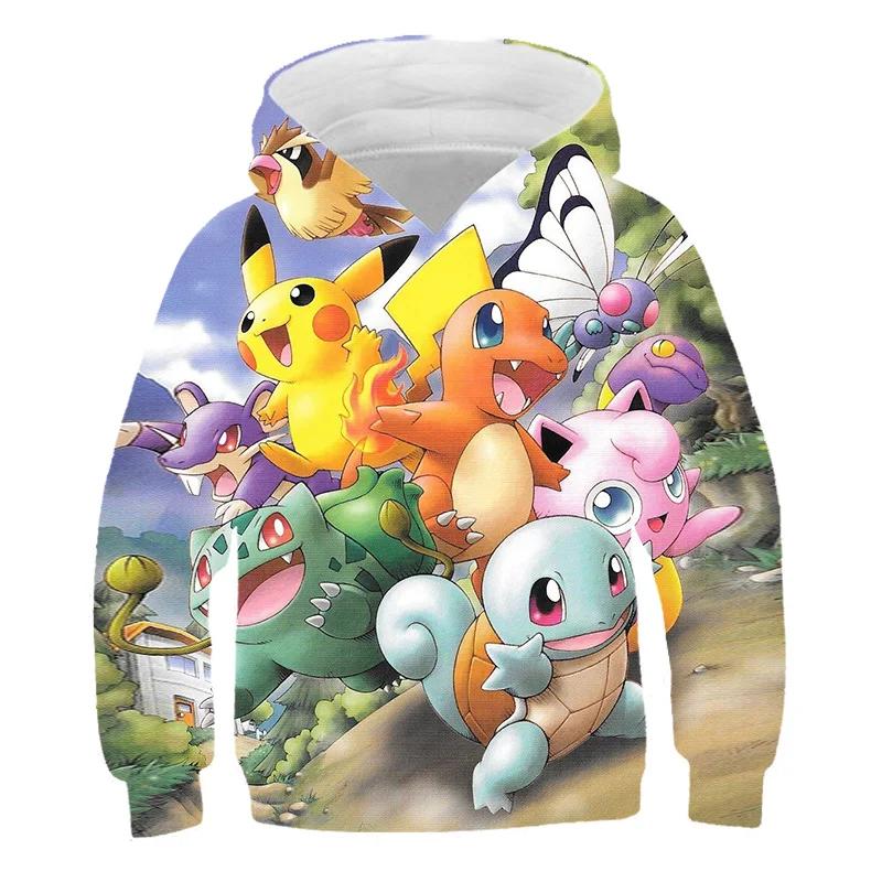 Herbst/Winter 2022 Kinder Cartoon Hoodie Sweatshirt Langarm Kinder Kleidung Jungen Mädchen Coole Tops 4-14 Jahre alt Streetwear 110 von Joom DACH