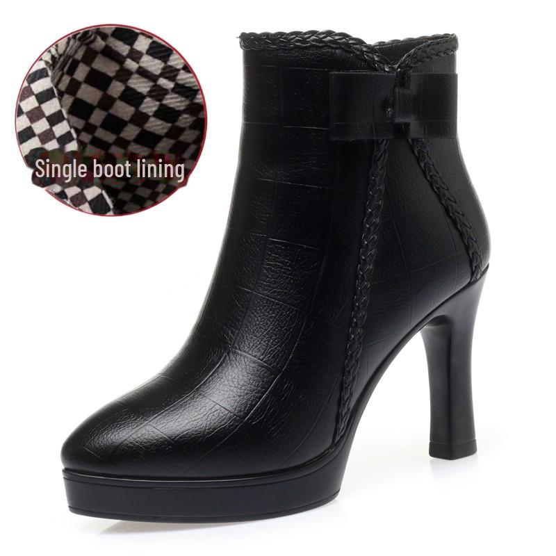 Herbst/Winter Damen Stiletto Stiefeletten - Spitzschuh, Kleiner Absatz, Plus Samt 35 Herbst/Winter Damen Stiletto Stiefeletten - Spitzschuh, Kleiner Absatz, Plus Samt 35 von Joom DACH