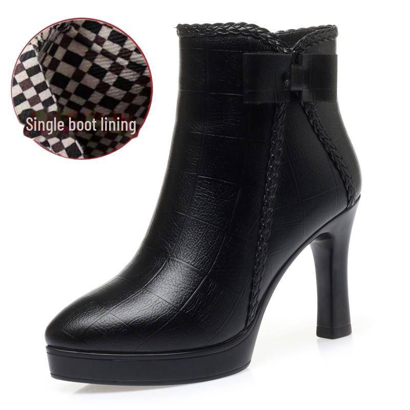 Herbst/Winter Damen Stiletto Stiefeletten - Spitzschuh, Kleiner Absatz, Plus Samt 35 Herbst/Winter Damen Stiletto Stiefeletten - Spitzschuh, Kleiner Absatz, Plus Samt 35 von Joom DACH