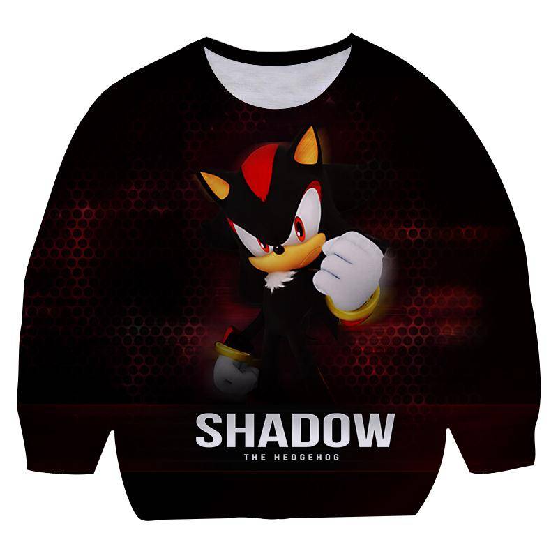 Herbst 2025 Jungen Sonic 2 Pullover Rundhals Sweatshirt Cartoon Kinder Langarm Sweatshirt Kinderbekleidung Baby Jungen Cartoon Oberteil 2-14 Jahre 9-10 Years von Joom DACH