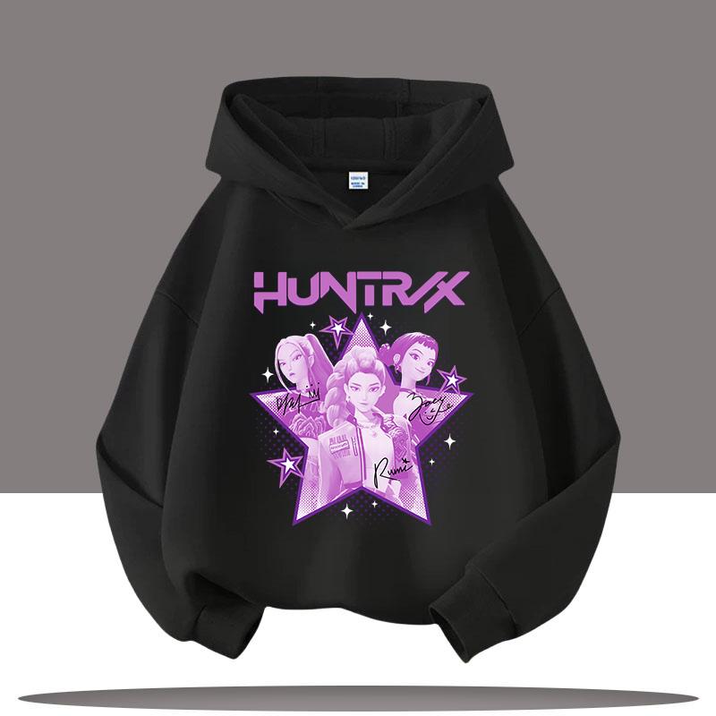 Herbst 3D KPop Dämonenjäger Bedruckte Kapuzenpullover Modisch Lässig Sportlich Langärmelig Kinder Jungen und Mädchen Kinder Unisex Kapuzensweatshirts 160 von Joom DACH