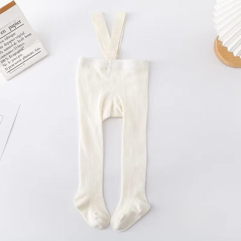 Herbst Baby Strumpfhosen mit Trägern Gestrickte Baumwolle Kleinkind Hosenträger Hosen Kinder Strumpfhosen Säugling Overalls für Mädchen Jungen Leggings M von Joom DACH