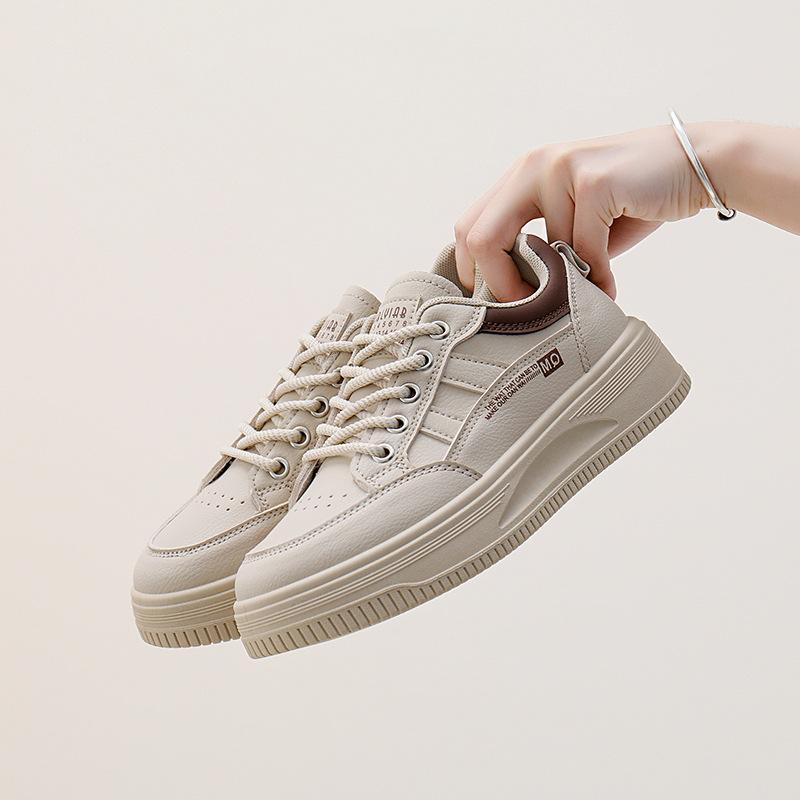 Herbst Einfach Tragen Schuhe Neue Ins Weibliche Studentin Erhöhen die Bottom Sport Board Schuhe Casual Schuhe Weibliche 40 braun von Joom DACH