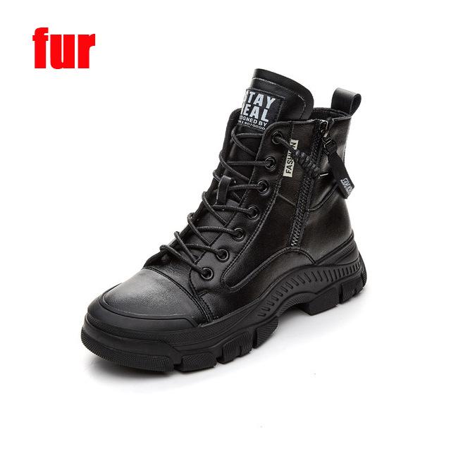 Herbst Frühen Winter Schuhe Aus Echtem Leder Mode Stiefel für Frauen Dicke Sohle Frauen Stiefeletten Damen Botas 39 Herbst Frühen Winter Schuhe Aus Echtem Leder Mode Stiefel für Frauen Dicke Sohle Frauen Stiefeletten Damen Botas 39 von Joom DACH