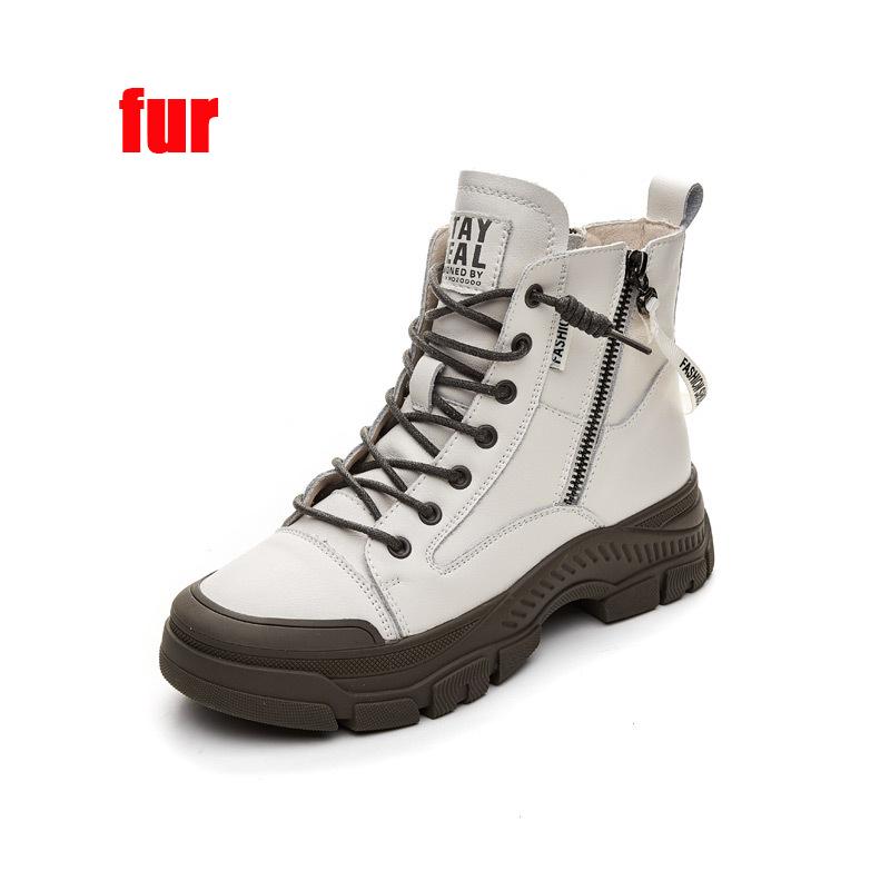 Herbst Frühen Winter Schuhe Aus Echtem Leder Mode Stiefel für Frauen Dicke Sohle Frauen Stiefeletten Damen Botas 40 Herbst Frühen Winter Schuhe Aus Echtem Leder Mode Stiefel für Frauen Dicke Sohle Frauen Stiefeletten Damen Botas 40 von Joom DACH