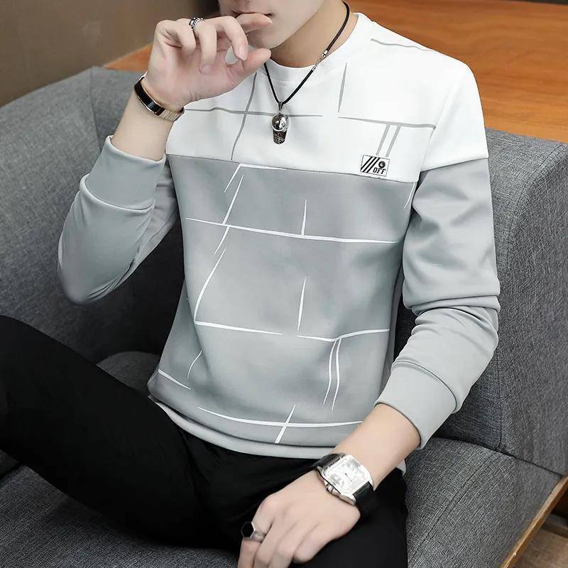Herbst Herren Pullover Rundhals Jugend Warm Top Slim dünn Langarm Pullover Bottoming Shirt L grau Herbst Herren Pullover Rundhals Jugend Warm Top Slim dünn Langarm Pullover Bottoming Shirt L grau von Joom DACH